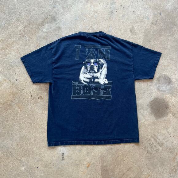 Y2K Big Dogs I Am The Boss T-Shirt XL - Picture 1 of 6
